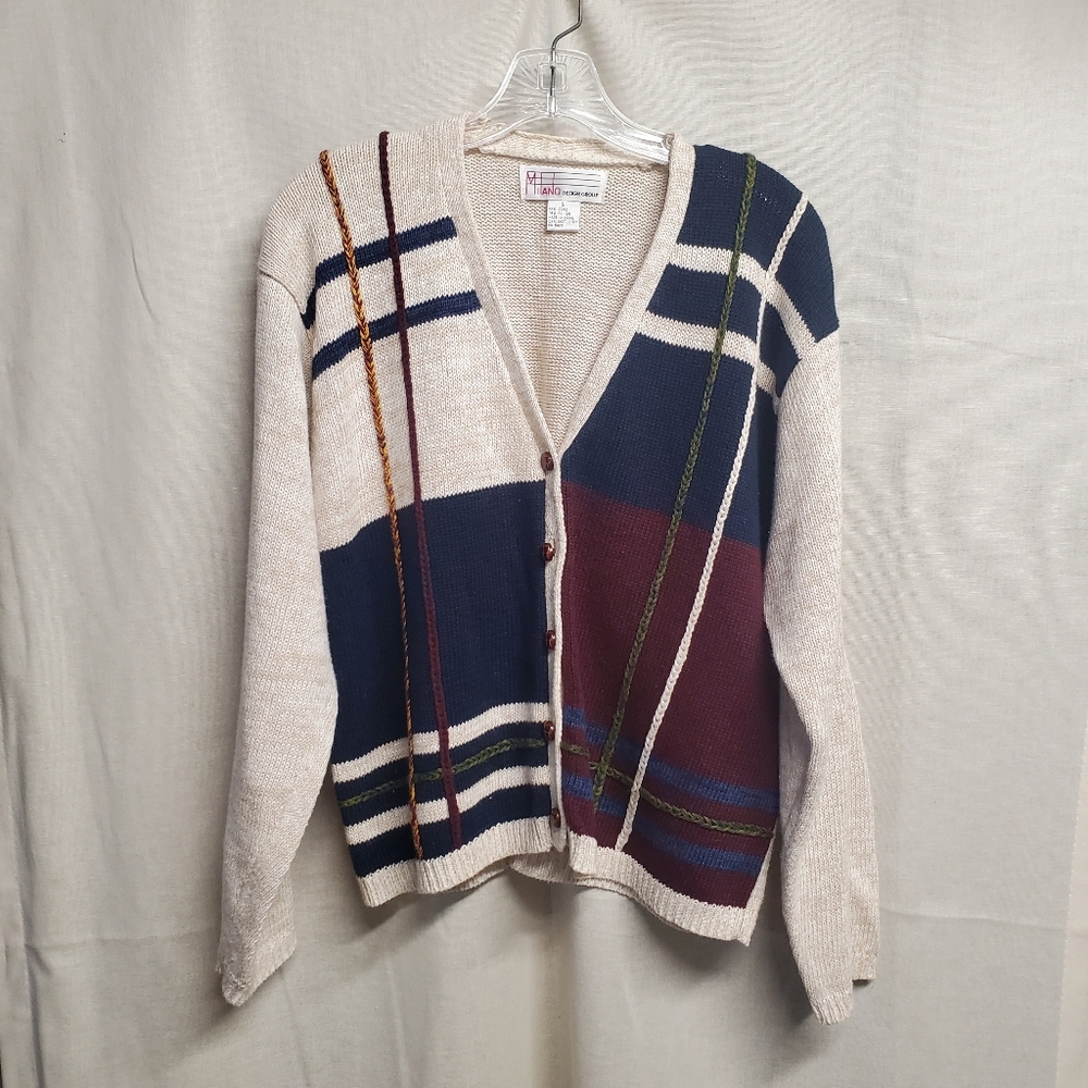 Milano Women's Colorful Striped Cardigan